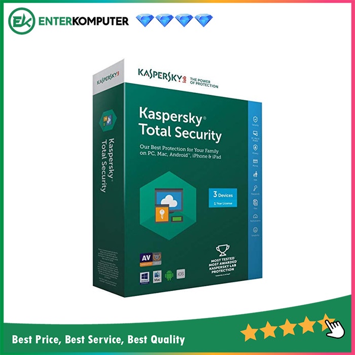 Software Ori Kaspersky Total Security - 3 User