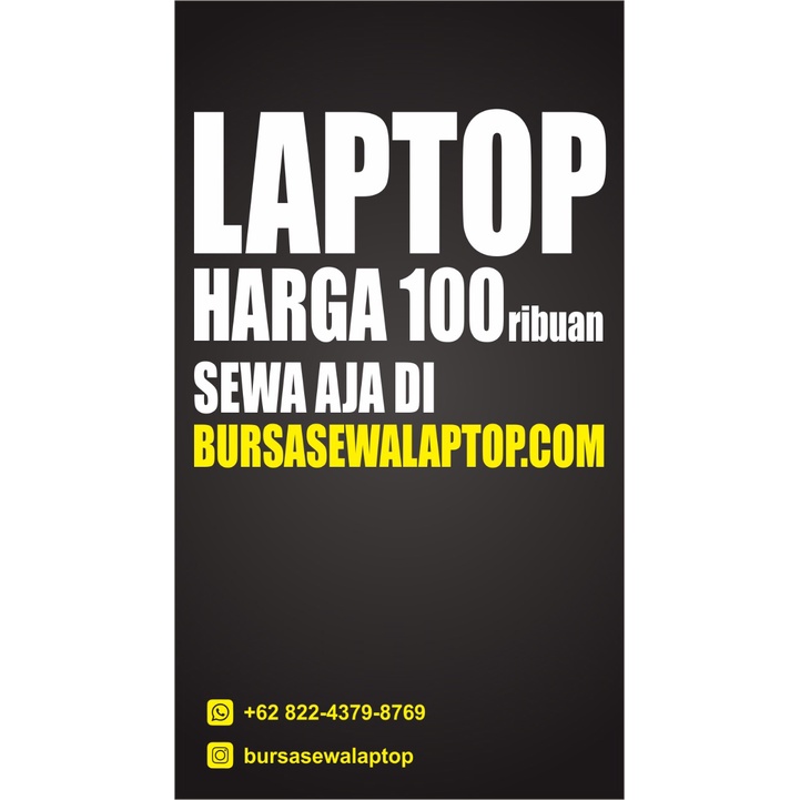 sewa laptop harian, mingguan, bulanan, tahunan