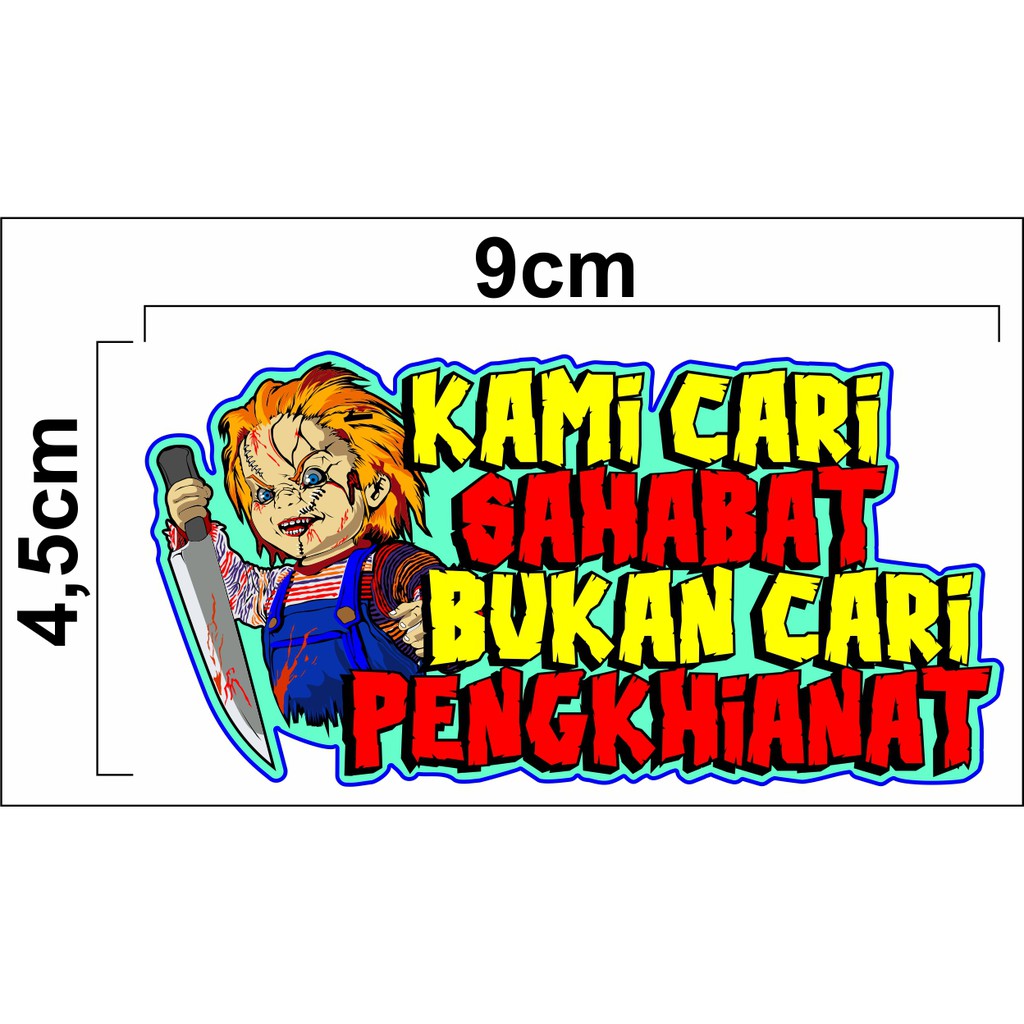 Stiker Printing Kata Kata Lucu Printing Kata Lucu Shopee Indonesia