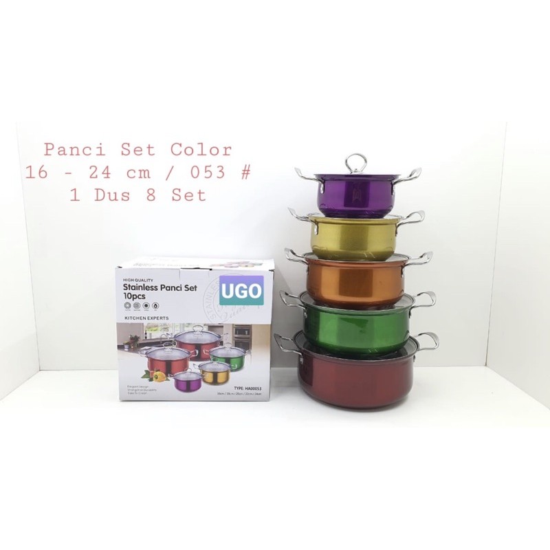 [ Panci Rainbow ] Panci Set Warna