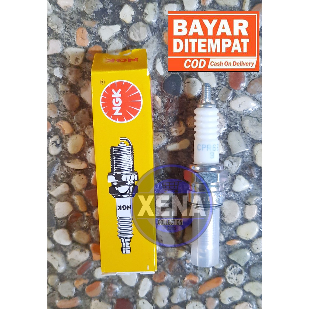 BUSI NGK CPR6EA-9 CPR6 Yamaha Jupiter MX Vixion Honda Supra X 125 / Busi NGK Spark Plug CPR6EA-9 - Busi Motor Yamaha NGK Busi motor Honda / busi beat / busi vario / busi scoopy / busi spacy / busi vixion