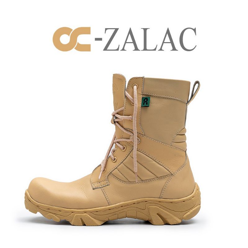 OC-ZALAC SEPATU PDL BOOT KULIT ASLI BERKUALITAS SEPATU BOOT KULIT ASLI PREMIUM