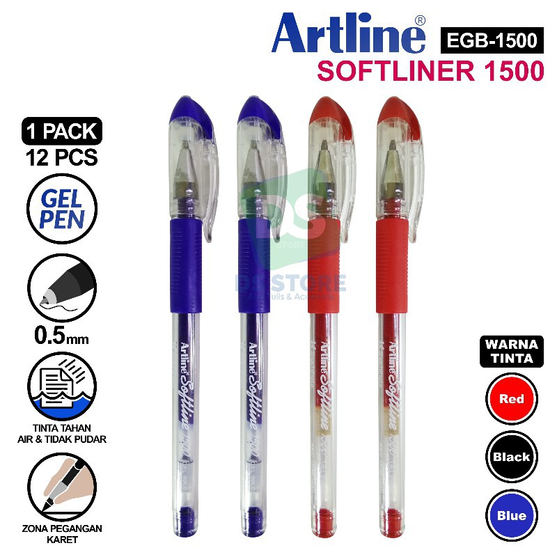 

Bolpen Gel / Softline 1500 Warna 0.5 mm ARTLINE