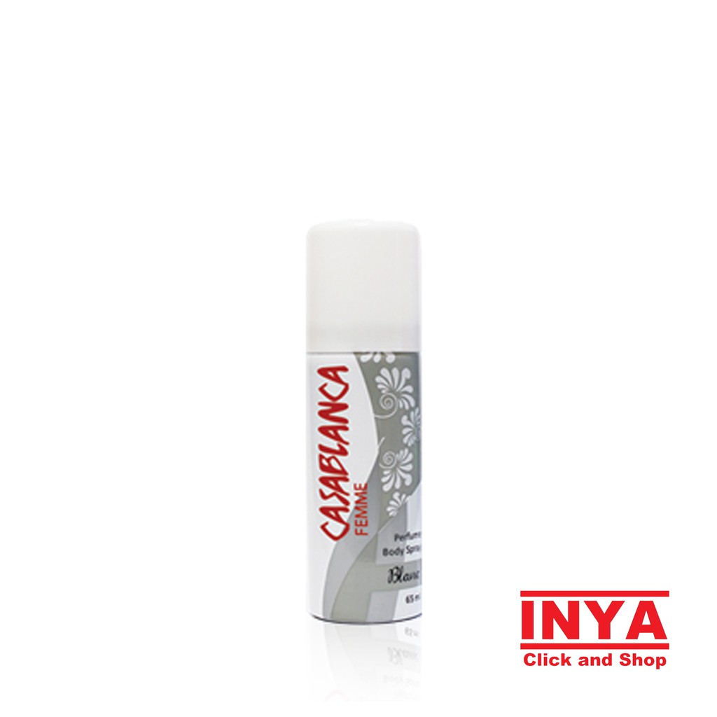 Body Spray Parfum CASABLANCA FEMME BLANC - PERFUME BODY SPRAY 65ml