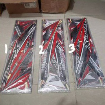 striping stiker Supra X 125 FI 2019