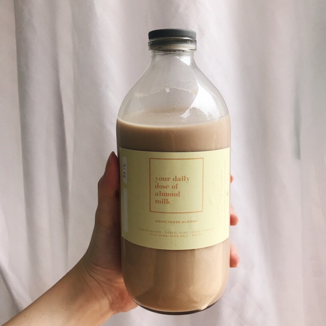 

500 ml Cocoa with Pink Salt - Your Daily Dose of Almond Milk + ice pack + same day packaging