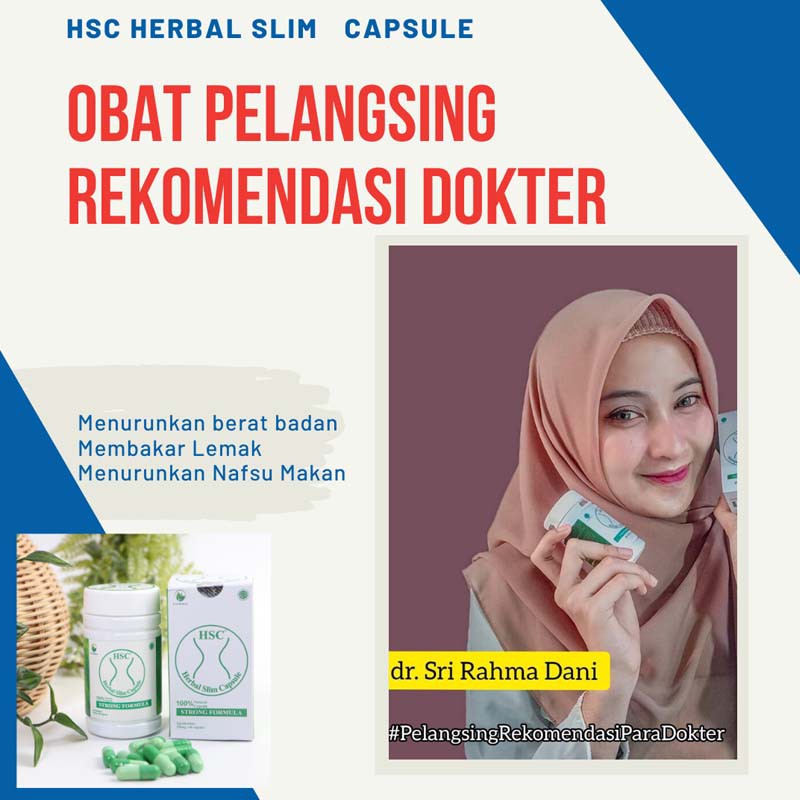 OBAT PELANGSING BADAN HSC PELANGSING HERBAL ISI 60 KAPSUL