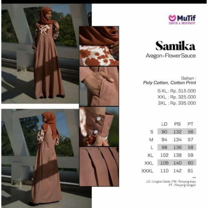 gamis mutif Samika