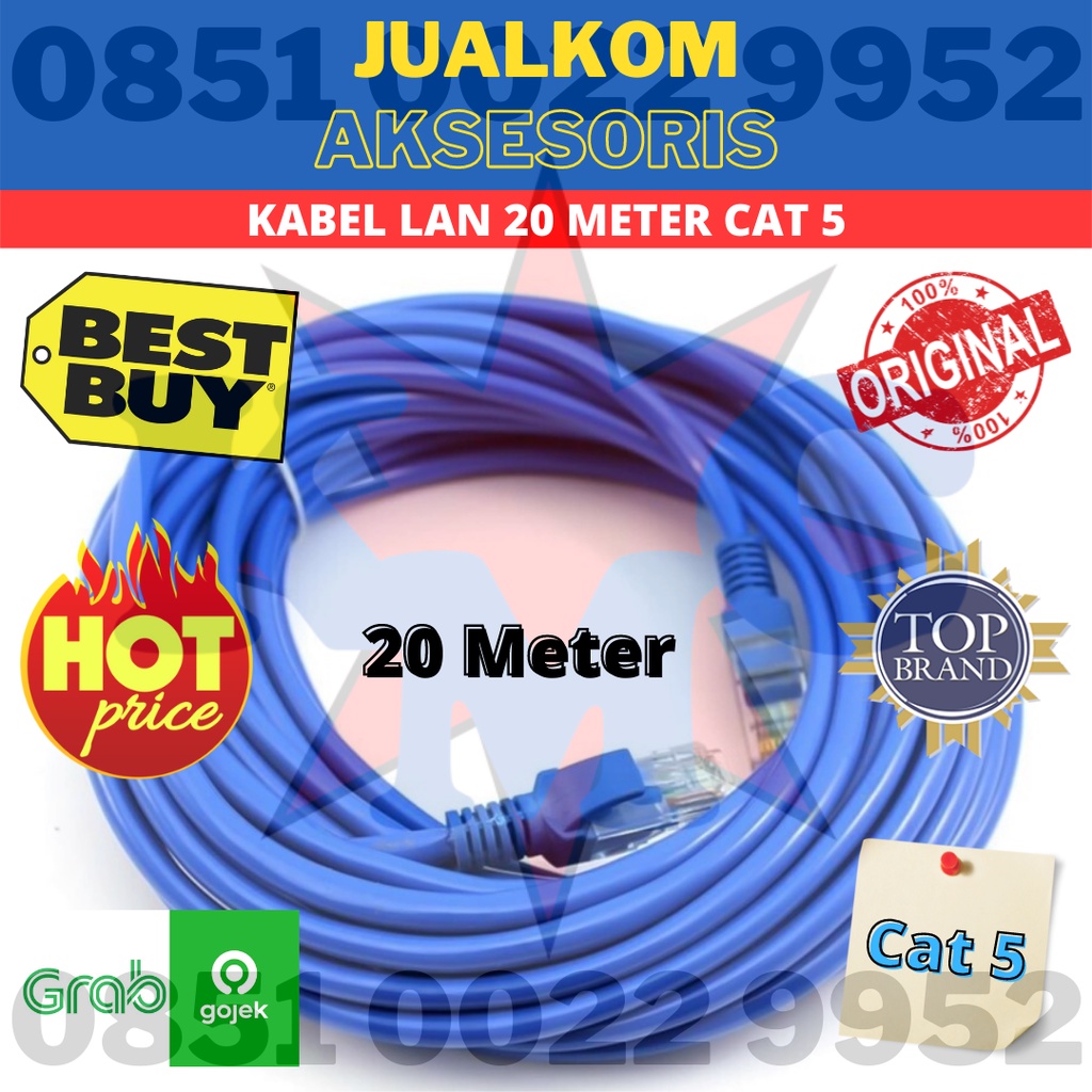 KABEL LAN 20 METER CAT 5