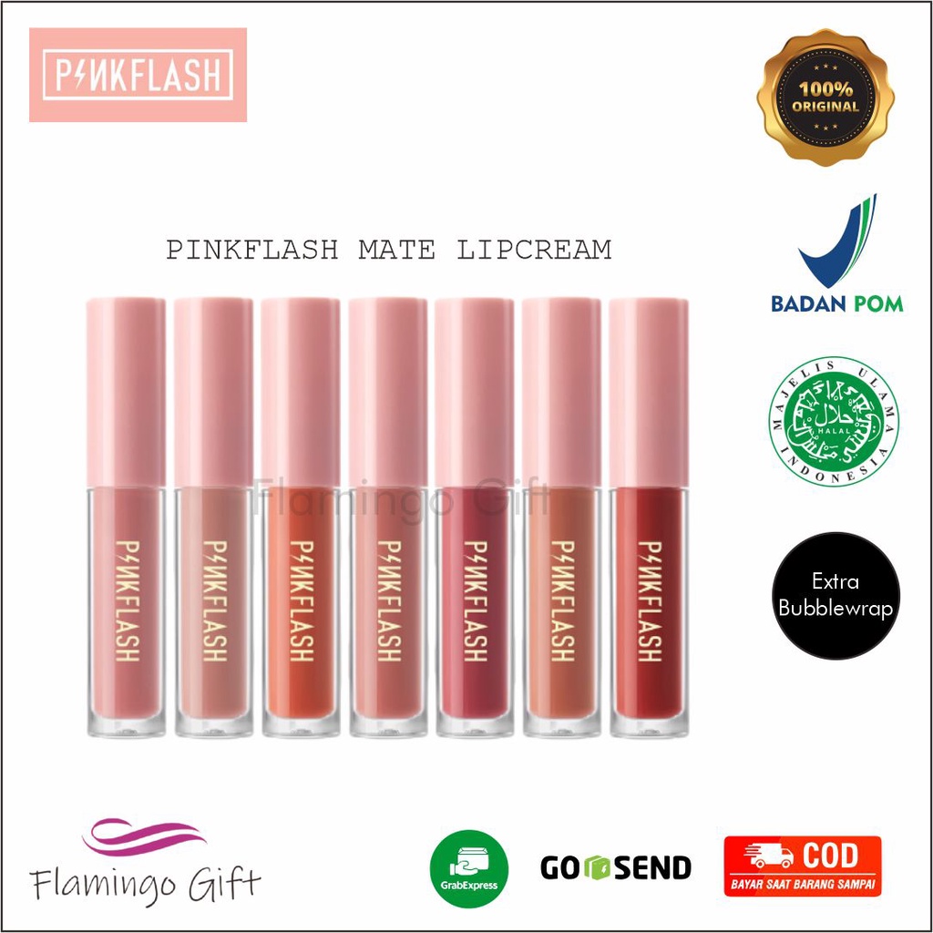 PINKFLASH matte lipcream / lip matte tahan lama