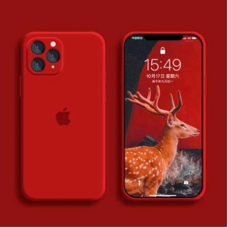 Soft Case Silikon Warna Putih Untuk iPhone 11 12 13 Pro Max X XS Max XR