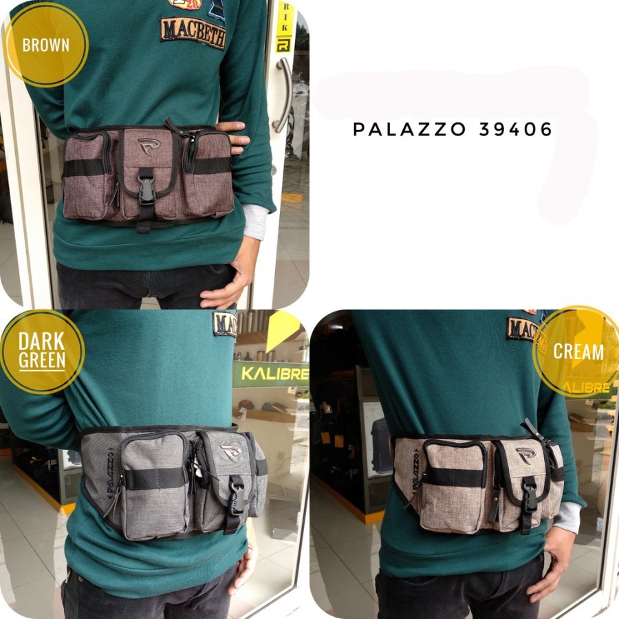 Tas Pinggang Palazzo 39406 Sling Waist Bag
