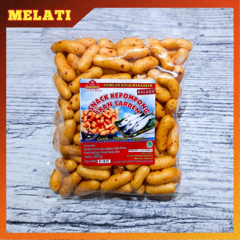 

[MELATI] Snack Pilus Kepompong Rasa Balado 150gr