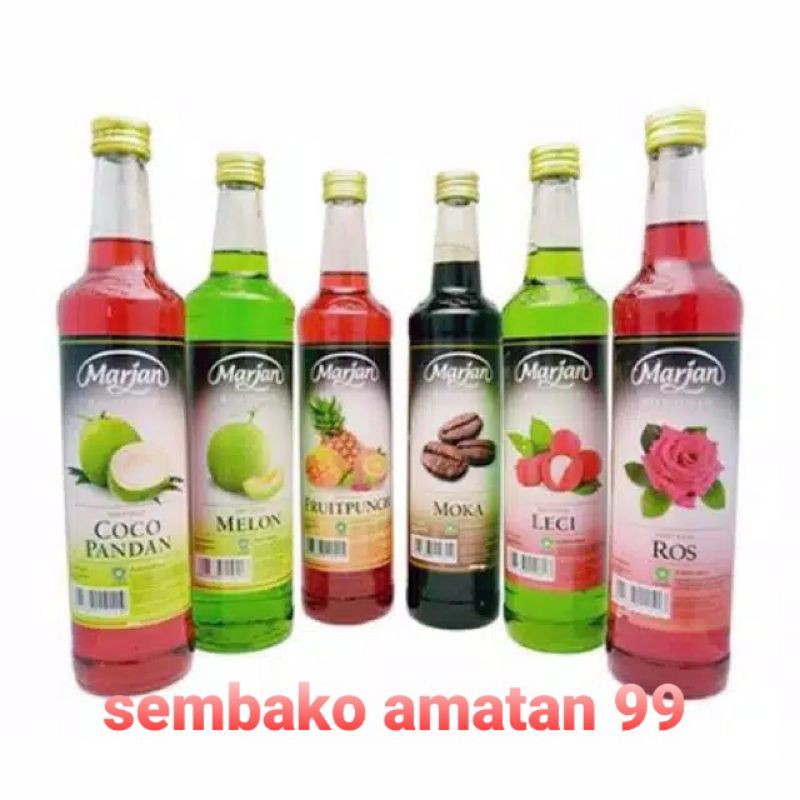 

Sirup Marjan Boudoin 460ml / MARJAN SIRUP COCOPANDAN / MELON 460 ML