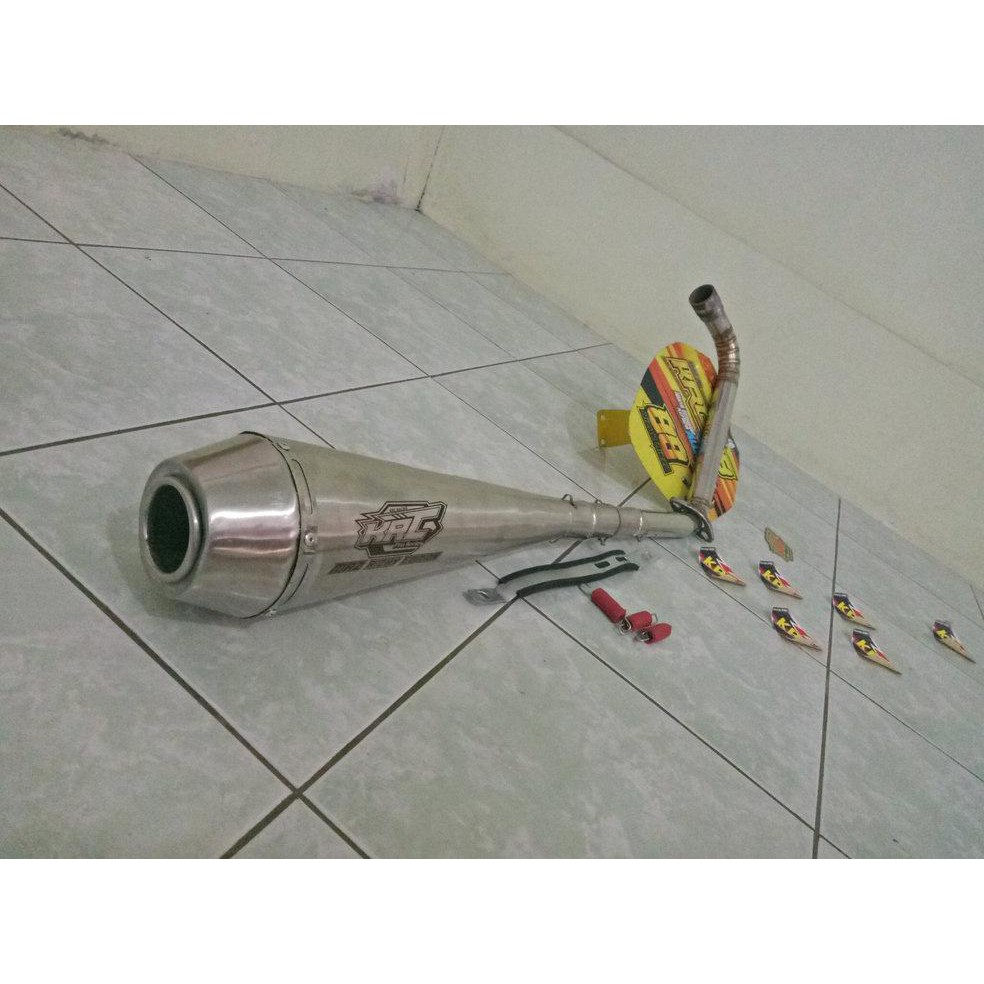 Knalpot Racing Japstyle Street Tracker Cafe Racer Vintage - CB Tiger Scorpio Megapro GL Pro dll All