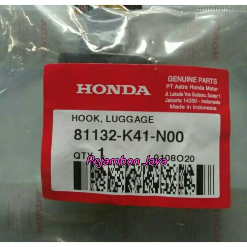 81132K41N00 HOOK LUGGAGE