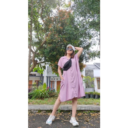 KALE DRESS BIG SIZE / HOME DRESS FULL KANCING / MINI DRESS / BLOUSE TUNIK / DASTER IBU MENYUSUI