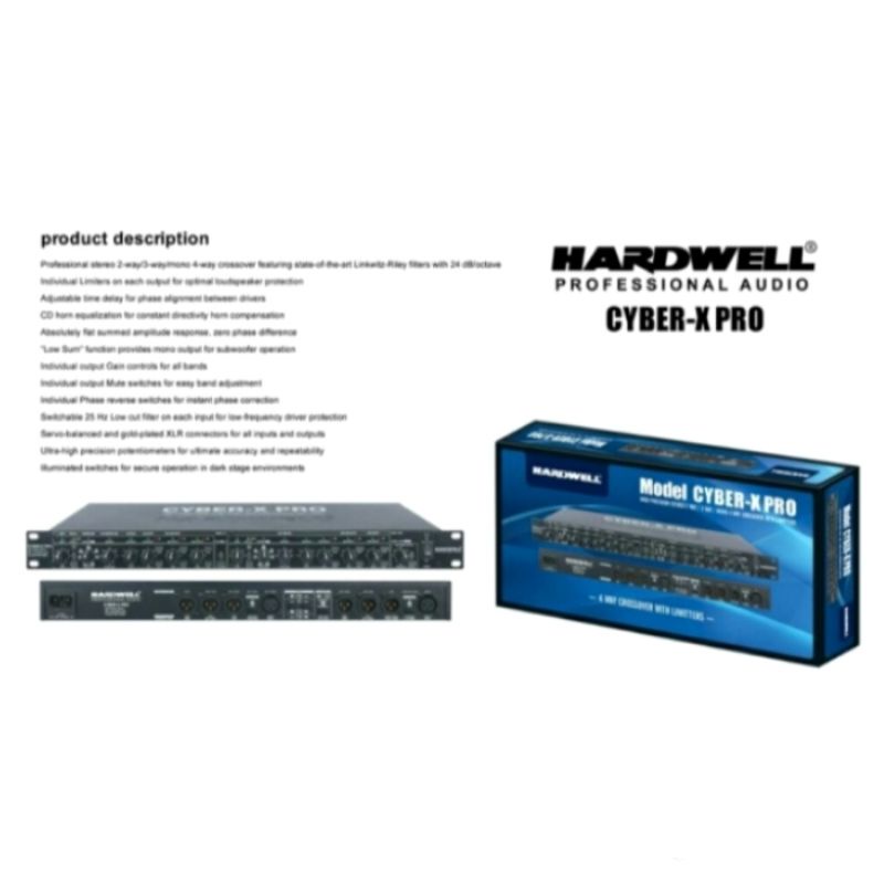 Hardwell Crossover Cyber X Pro Original 4 way cyberXpro