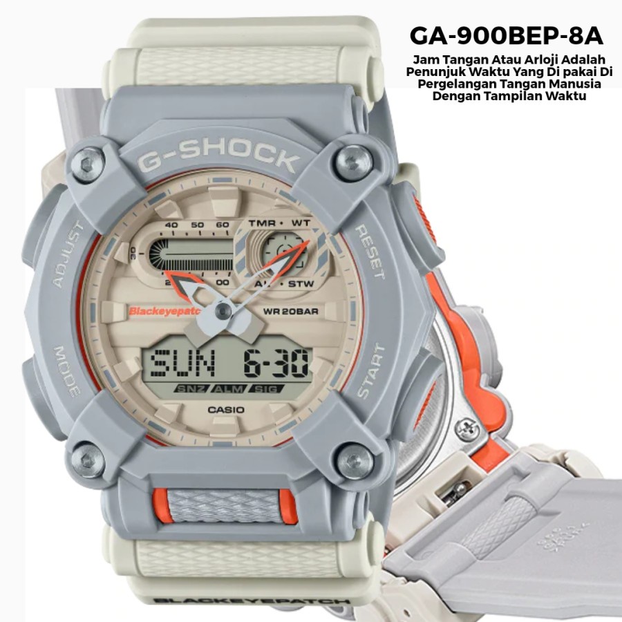 Cashback Jam Tangan Casio G-Shock Tipe GA-900BEP-8A Quartz Strap Rubber Jam Tangan Pria Mewah Limite
