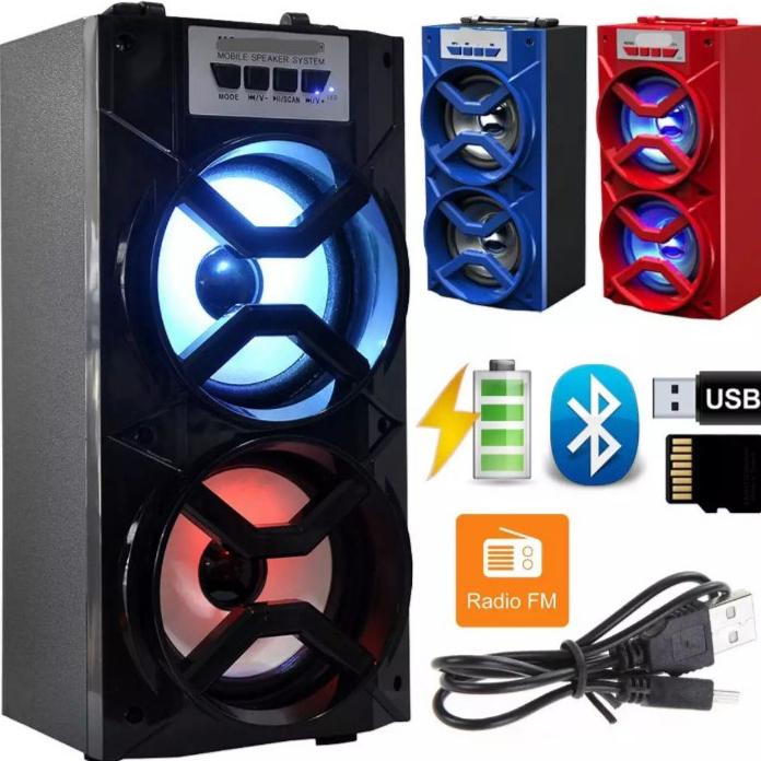 Speaker Bluetooth Plus Mic Mh-38Bt Mh-36Bt - Speaker Karaoke Free Mic