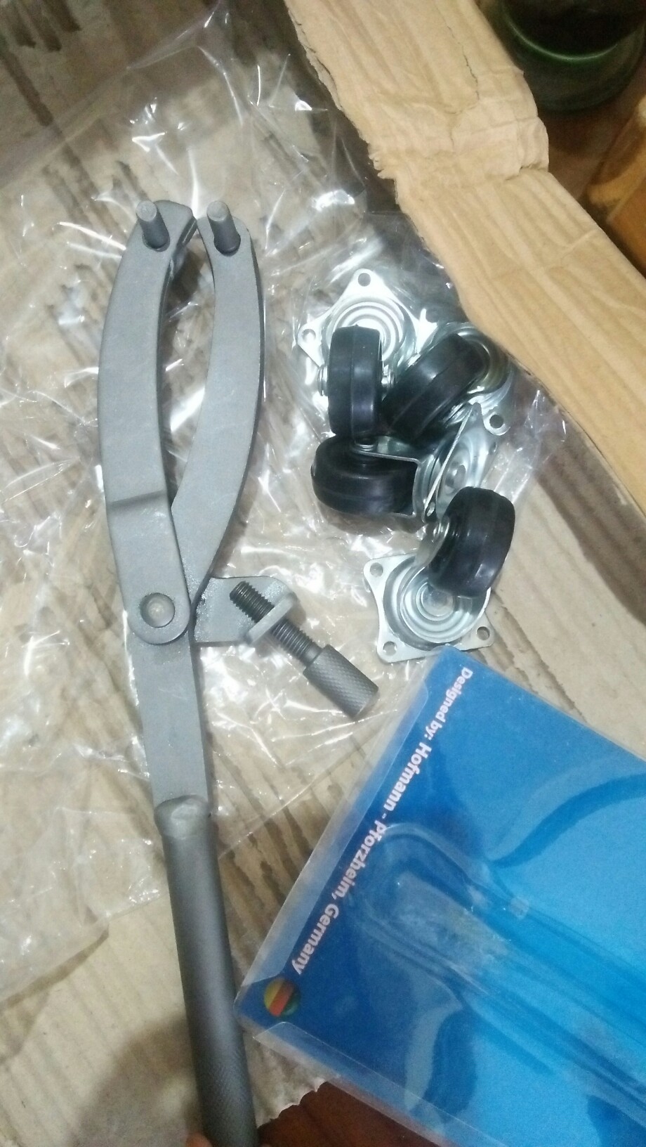 Roda Troli Lemari Etalase Karet Meja Koper Kecil 1 1/4 Inch