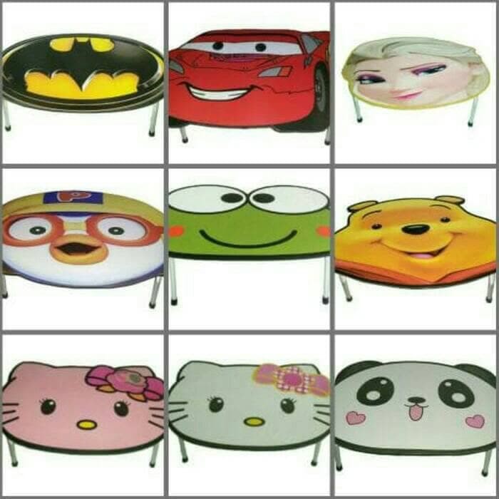 Meja Belajar Lipat  Meja Belajar Anak  Meja Lipat Karakter