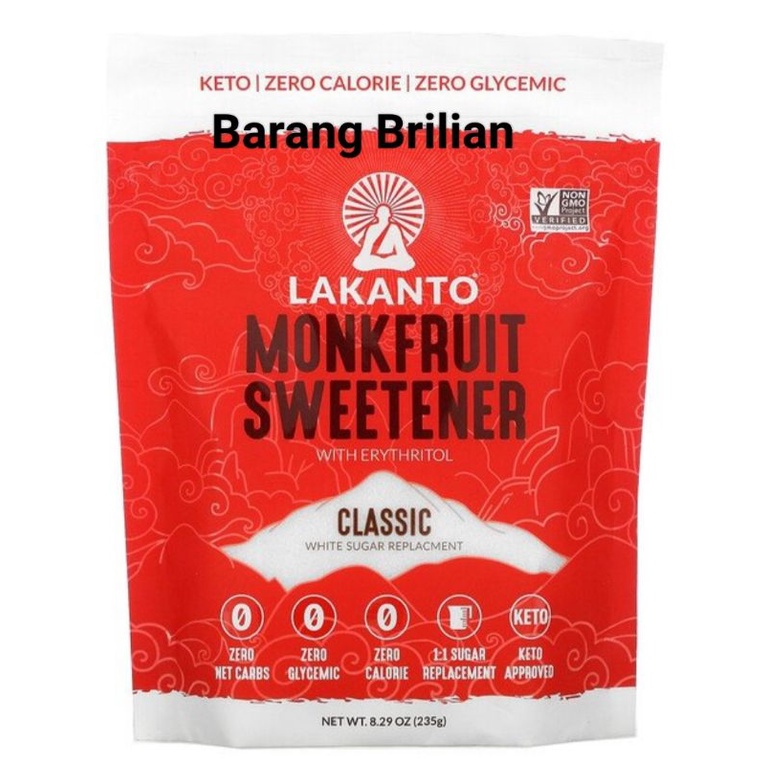 

Lakanto Monkfruit Sweetener with Erythritol Sugar Substitute
