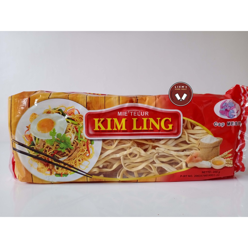 

Mie telur Kim Ling Lebar pipih