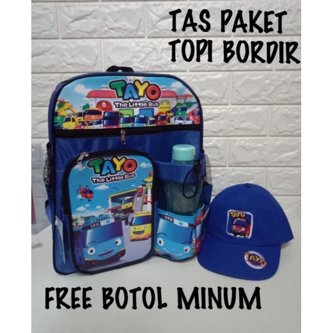 RANSEL KARAKTER ANAK BATMAN FROZEN TAYO TOBOT