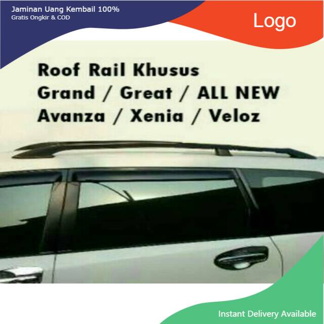 Roof rail khusus mobil avanza xenia