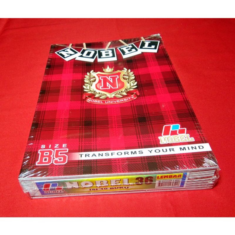 

Buku Tulis Nobel Buku Tulis Maxy Campus 36 lbr ( 1 Pack - 10 Pcs )