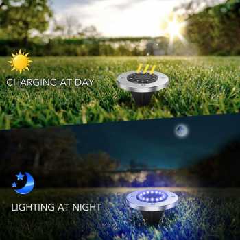 Lampu Tanam Taman Solar Power Waterproof 20 LED / Lampu Tancap Taman Tenaga Matahari / Lampu Led Energi Solar Lampu Taman Outdoor Waterproof / Lampu Hias Taman Lampu Outdoor Terbaru / Lampu Tanpa Listrik Di Malam Hari Tahan Lama / Lampu Penghias Taman