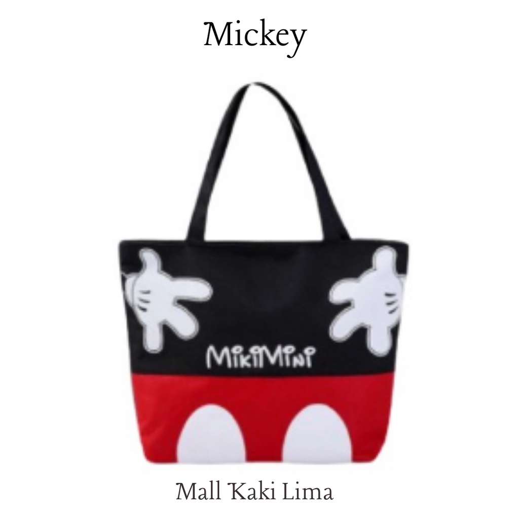 TAS TOTE BAG WANITA MOTIF MICKEY