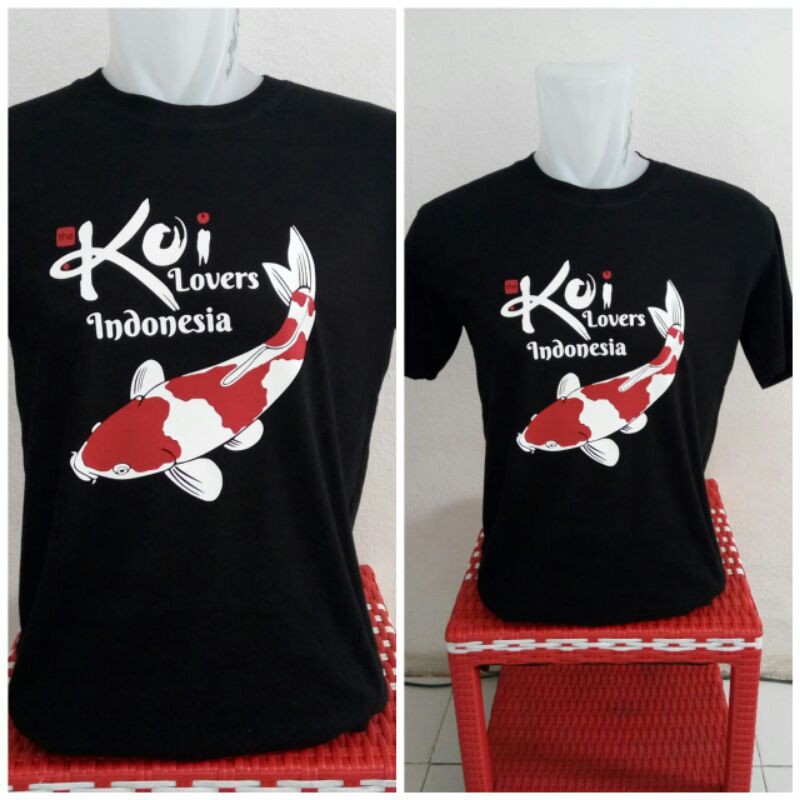 kaos aquarium baju koi lovers indonesia community