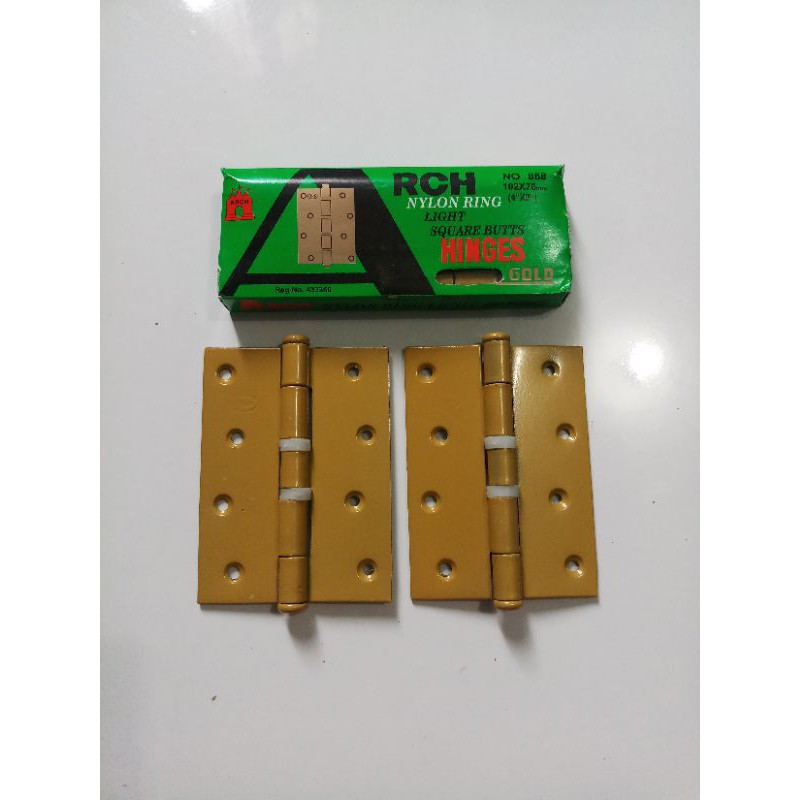 Engsel Nylon ARCH Asli 4inci Gold Pintu Aluminium Jendela Kupu-kupu