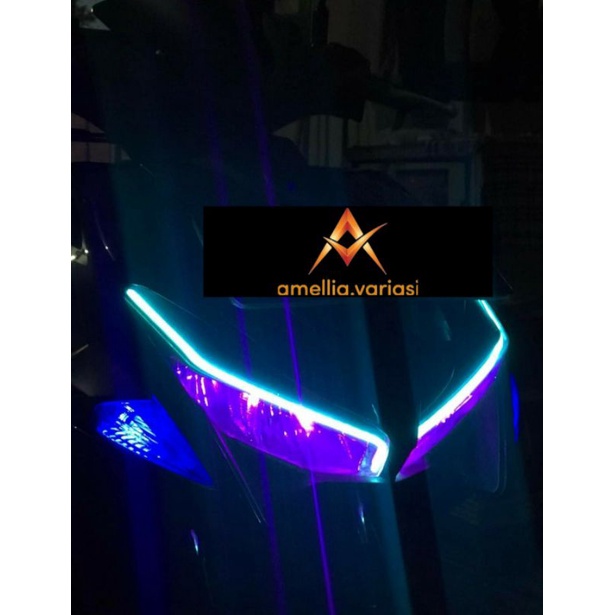 LAMPU ALIS MOTOR 30CM LED DRL FLEKSIBEL TIDAK BINTIK 12V [ 1 BIJI ] BEAT,VARIO,NMAX,PCX,AEROX DLL-1
