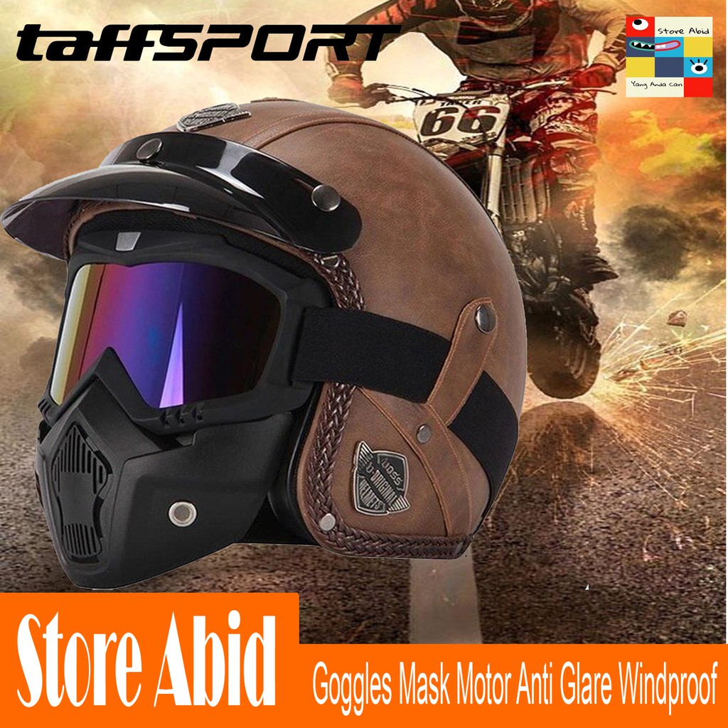 Goggle Mask / Google Masker / Kacamata Masker Motor Retro Windproof