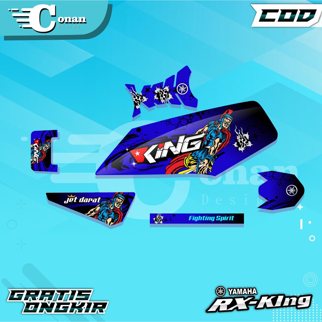 Striping Rx King Variasi 2004 2008 Setriping RX King Strip Spartan Variasi Motor RX KING