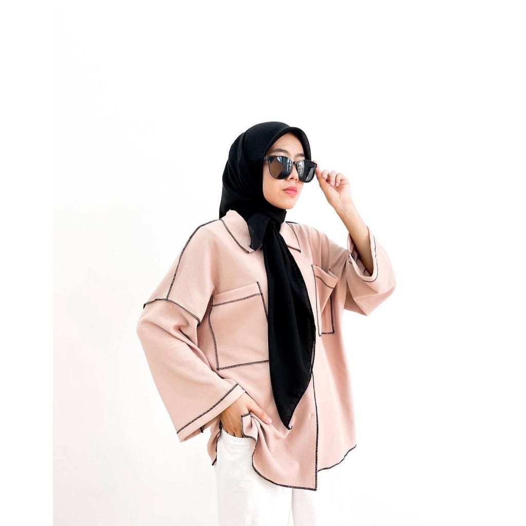 BEFAST - ZEC OOTD Wanita Cardigan MAEDA / Cardi Anggi / Cardigan Wanita Kekinian 2021 / Outer Trendy / Cardigan Polos Casual / Cardigan OOTD Wanita Hits / Cardigan Remaja Keluaran Terbaru