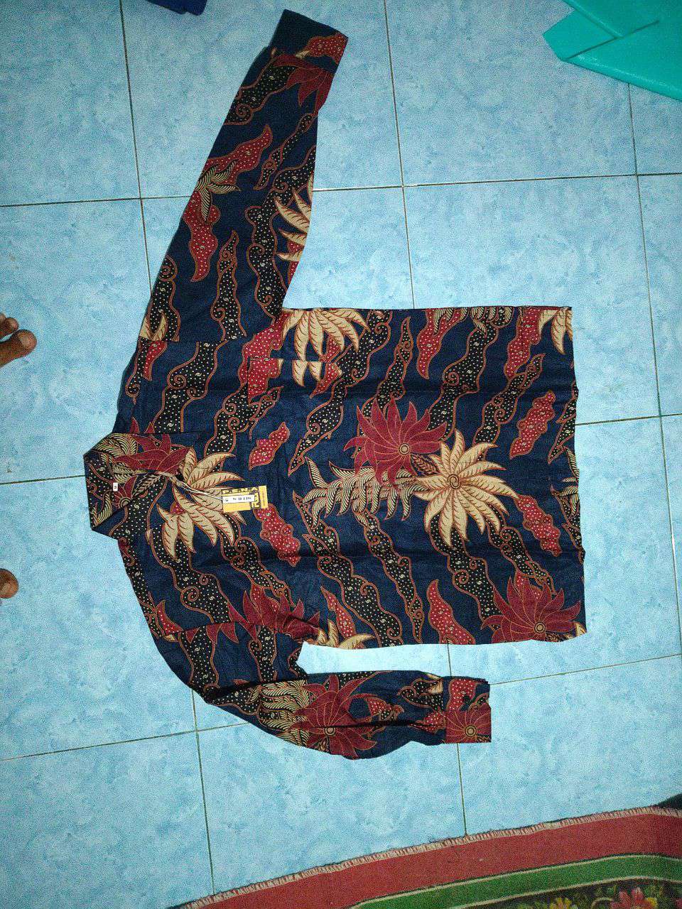 Kemeja Batik Pekalongan Formal Kantor Pria Dewasa Lengan Panjang