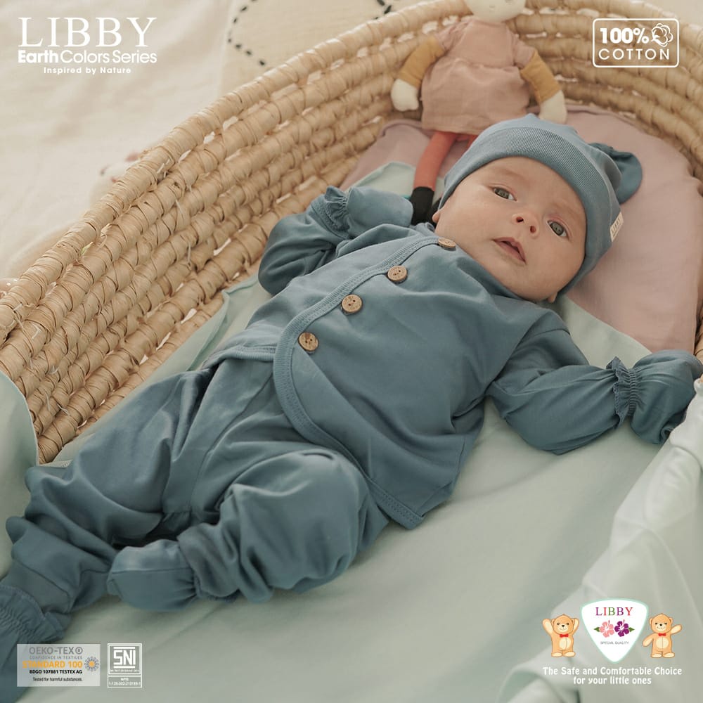 LIBBY BABY EARTH COLORS #2 SERIES Comfy Set Panjang