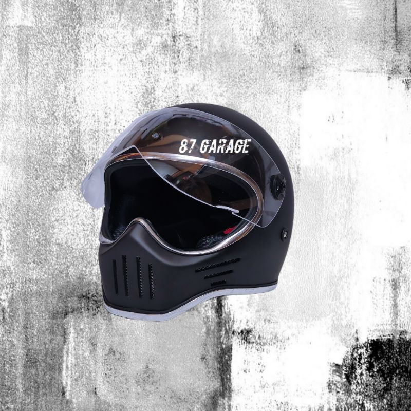 HELM CUSTOM SIMPSON M30 RETRO KLASIK BOBBER FULLFACE