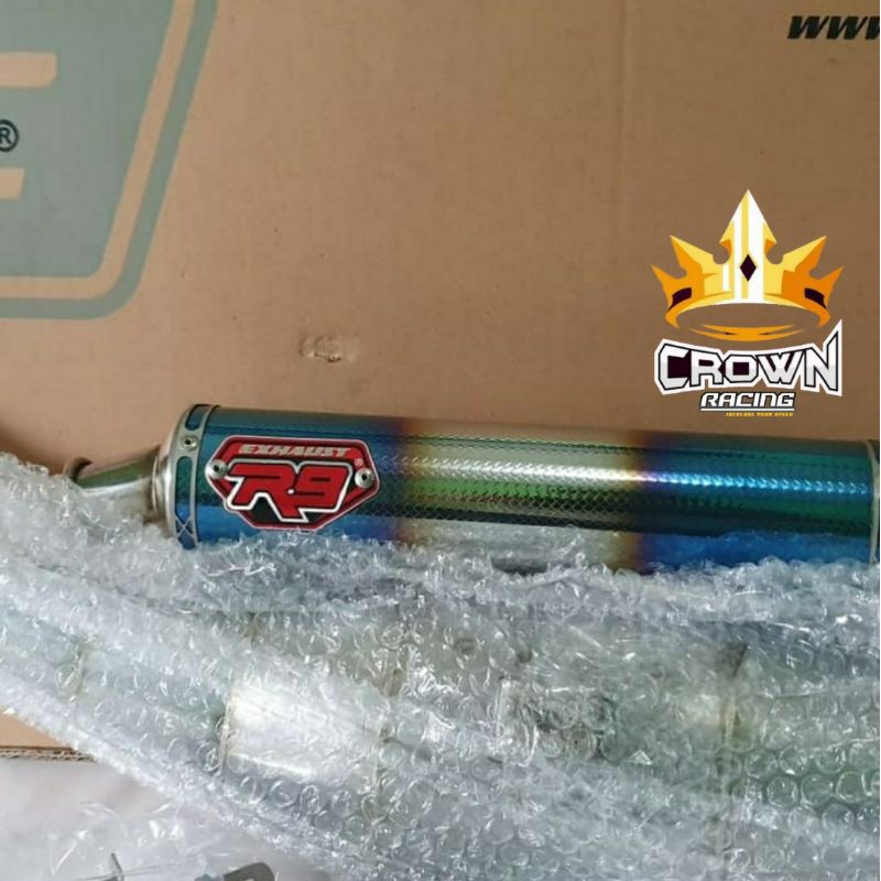 Knalpot R9 Neo Mugello Stainless Ninja R / Ninja RR