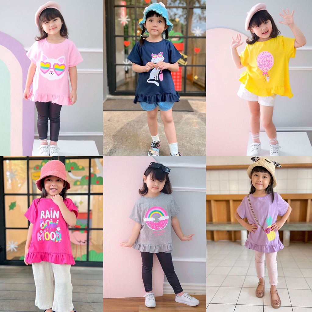 Tunik Anak Susan Original Smilee Kaos Super Premium Best Seller Terlaris Termurah