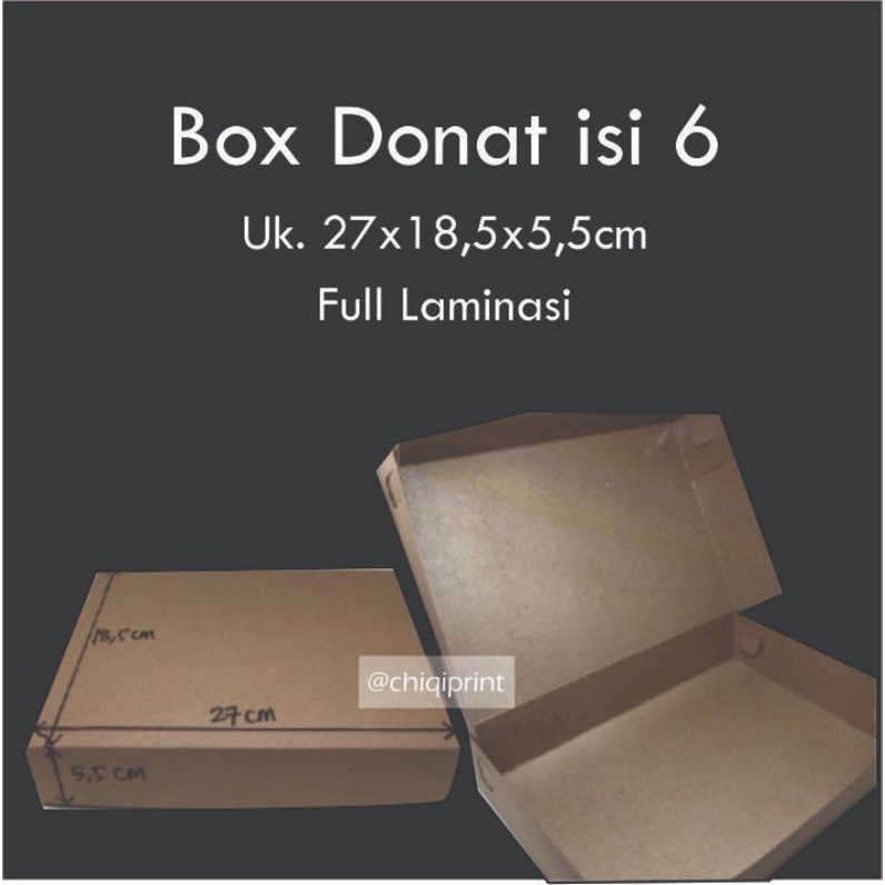 

box donat / kemasan donat / laminasi