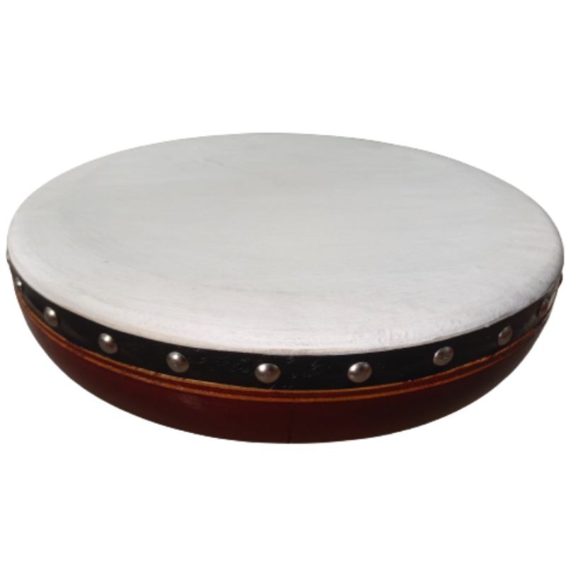 TERMURAH! REBANA QOSIDAH NO. 7 UKURAN 30 CM BAHAN KULIT KAMBING DAN KAYU MAHONI - ALAT MUSIK PUKUL