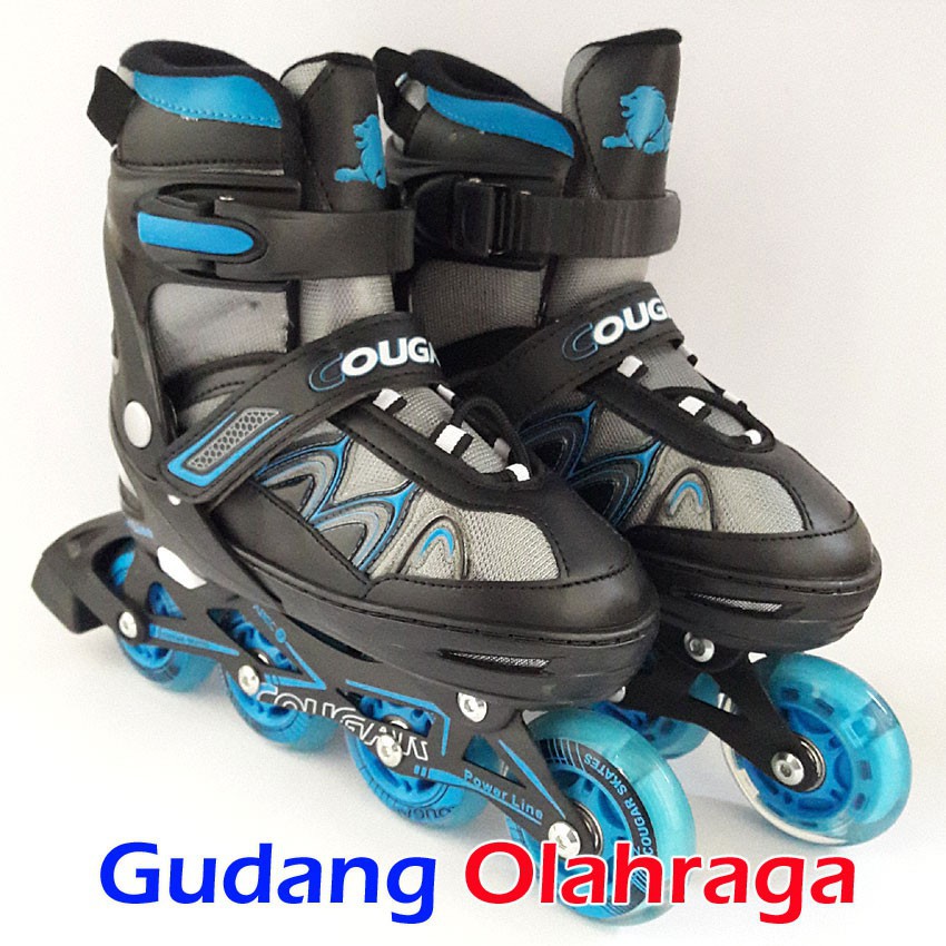 Sepatu Roda COUGAR Inline Skate MZS835L Balck Yellow harga promo