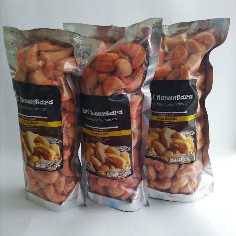 

AMPLANG KUKU MACAN IKAN TENGGIRI BALADO