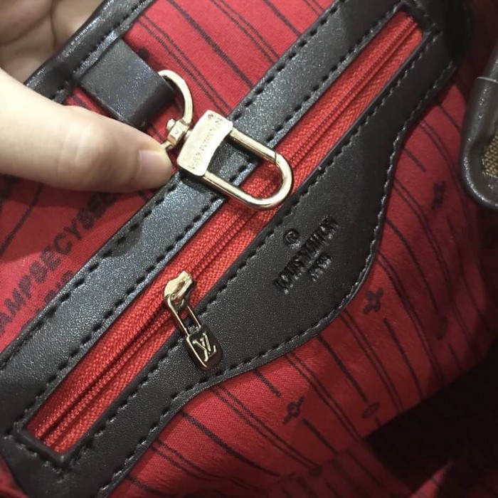 COXce supplier tas wanita selempang cewek murah import branded LV NEVERFULL