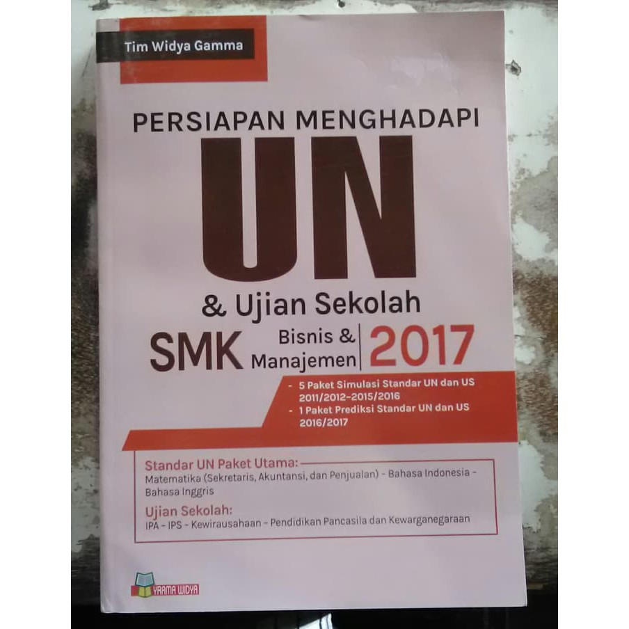 Buku  persiapan menghadapi UN & ujian sekolah SMK bisnis & manajemen